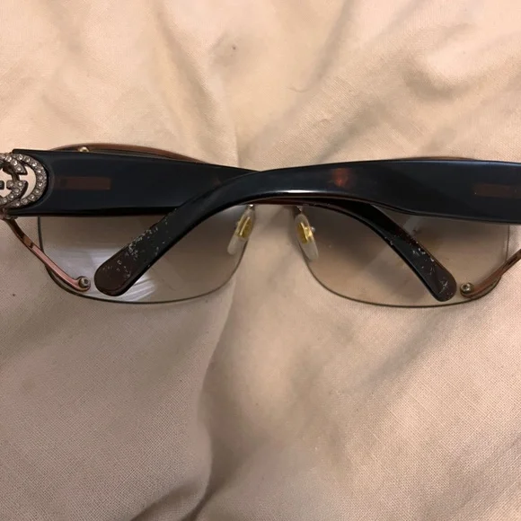 Gucci Brown Radiant Crystals GG 2820/F/S Sunglasses. No Scratches No Case - Picture 9 of 9